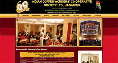 Desktop Screenshot of indiancoffeehousejabalpur.com